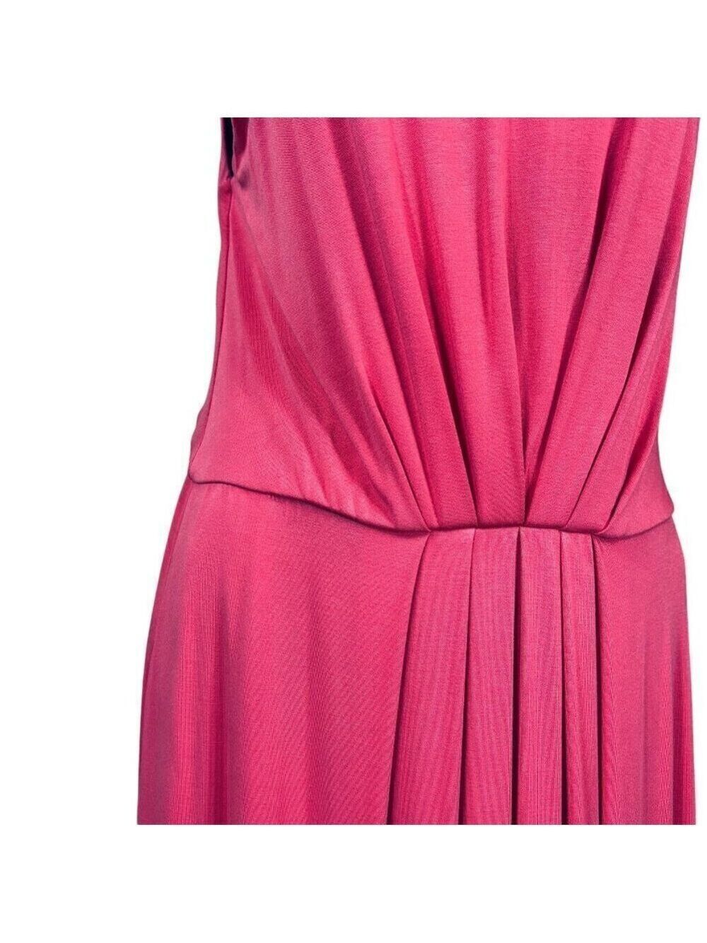 Cynthia Rowley Pink Long Maxi Pockets Sleeveless Dress Size L - Picture 8 of 10